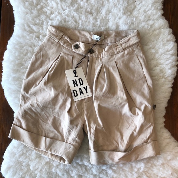 NWT 2nd Day Leather Shorts - Picture 1 of 4